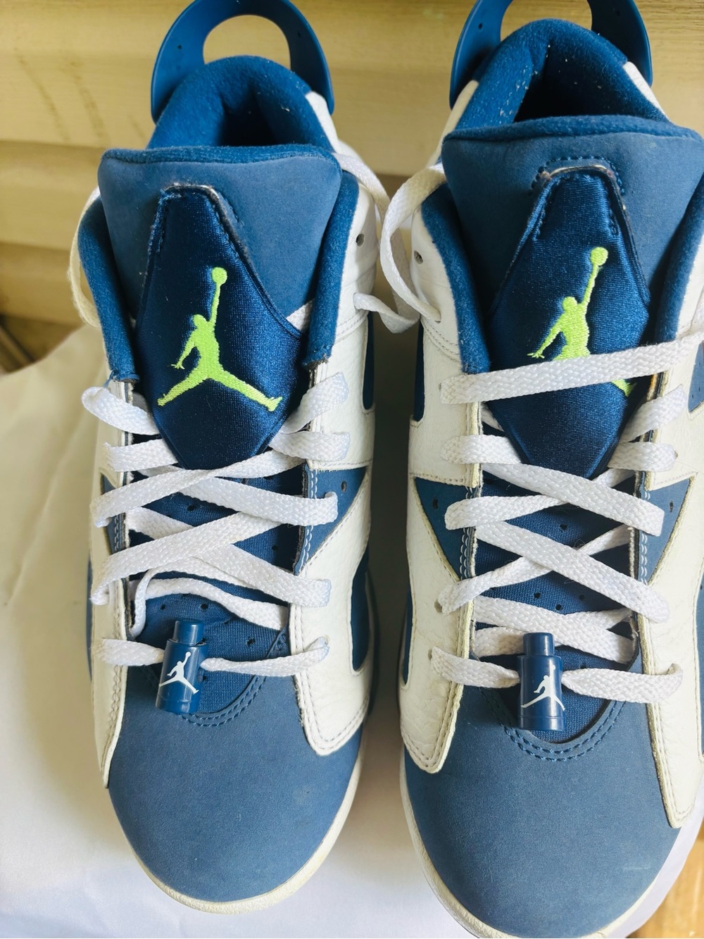 Men Nike Air Jordan 6 Low "Ghost Green" - Picture 4 of 13